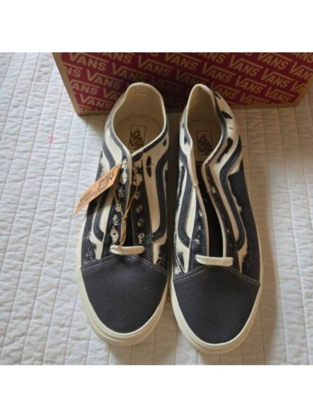 Vans Old Skool Tapered Men Size 11.5 Eco Theory Black Grey 0826 - Picture 2 of 9
